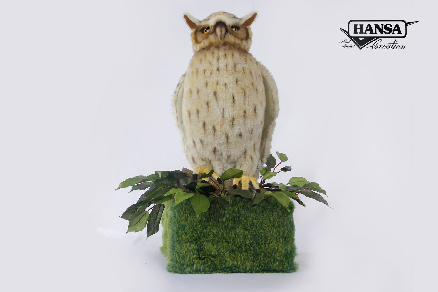 Hansatronics Mechanical Fish Owl With Base (0590)