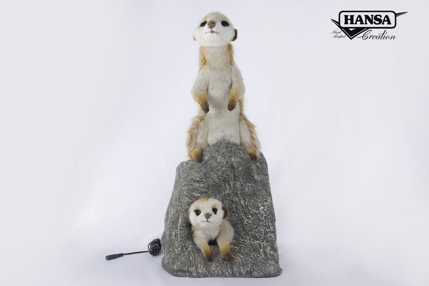 Meerkat Playing on Rock - 2pcs (4576,7874) (0781)