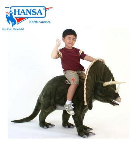 Triceratops 4 ft. Long Ride On (5314-S)
