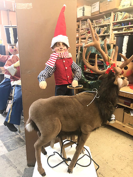 Hansatronics Mechanical Reindeer and Elf (1119)