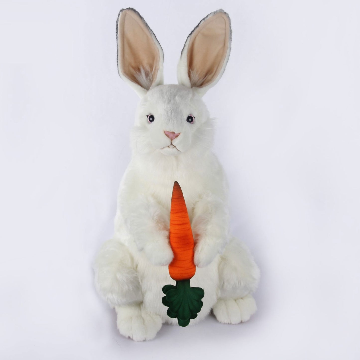 Hansatronics Mechanical Bunny White with Carrot (0738)