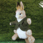 Bunny Puppet with Green Coat 13 in. (8351)