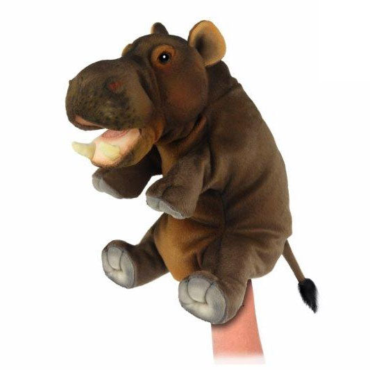 Hippo Puppet 10in. (8461)