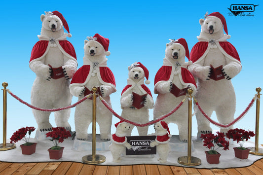 Hansatronics Polar Bear Choir - Animated (0844)