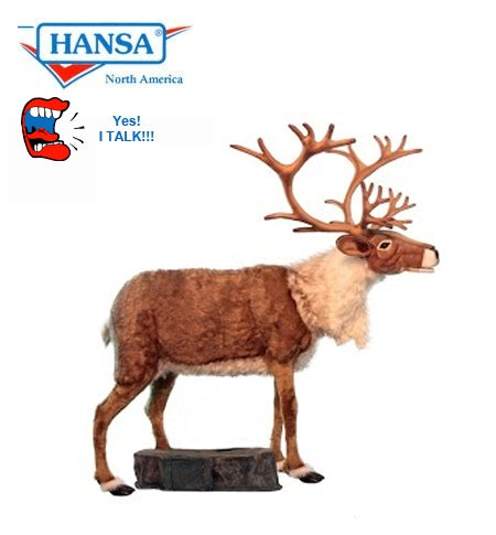 Hansatronics TALKING and SINGING Nordic Reindeer, Extra Large 65 in. (0616)