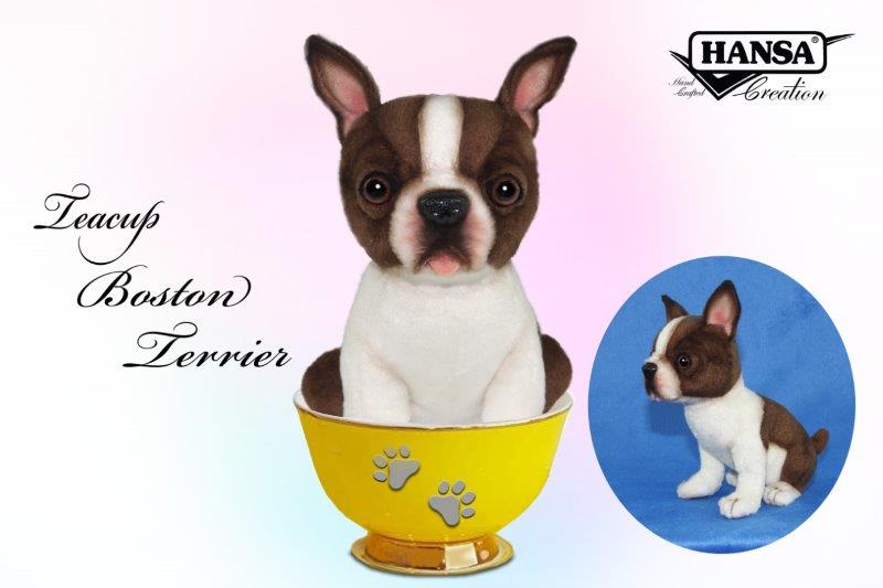 Boston Terrier Tea Cup 6 in. (8421)