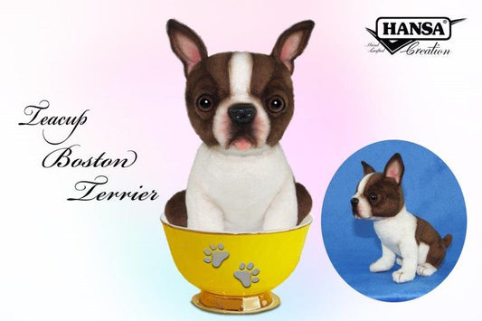 Boston Terrier Tea Cup 6 in. (8421)