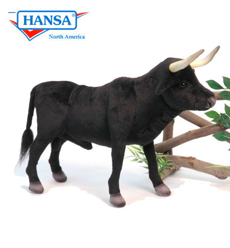 Hansa Black Bull Standing (6038)