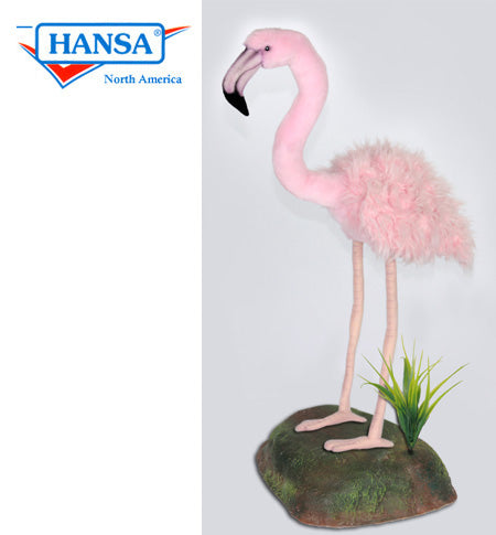 Flamingo, Pink with Stand (6771)
