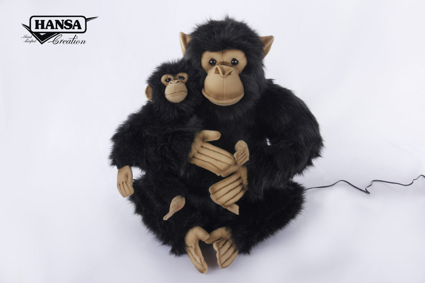 Hansatronics Mechanical Chimp with Baby (0789)