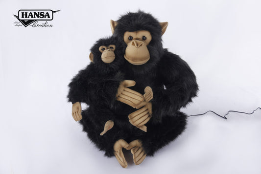 Hansatronics Mechanical Chimp with Baby (0789)