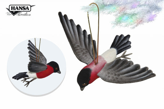 Bull Finch Flying 8.3"W (8115)