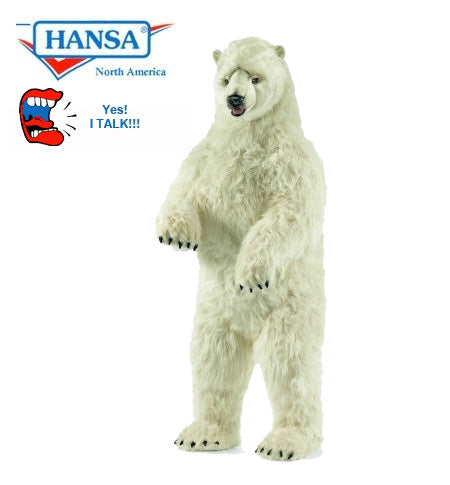 Hansatronics Mechanical Polar Bear Talking and Singing (0531)