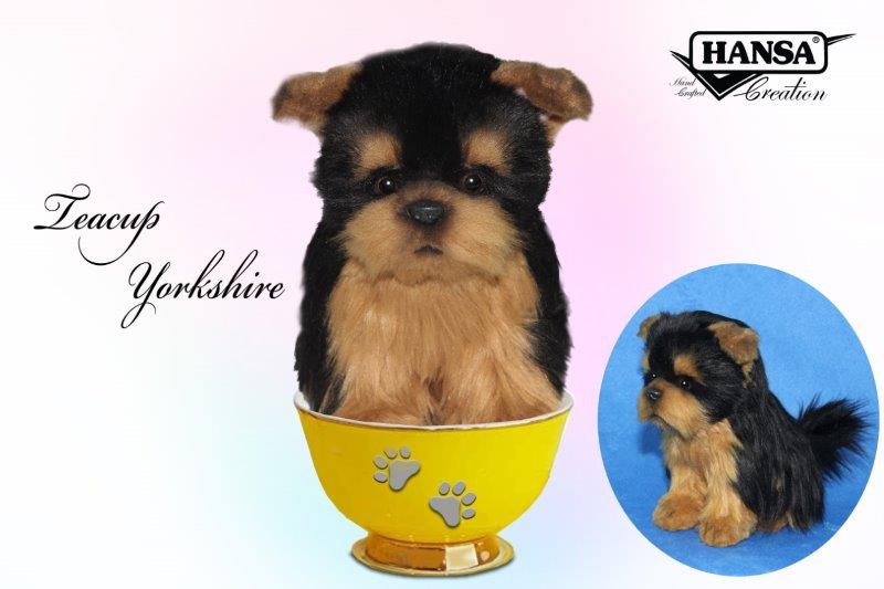 Yorkie Tea Cup 6 in. (8417)