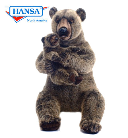 Hansa Grizzly Mama with Baby (0109)