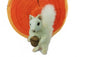 Squirrel White with Nut 7 in. (7742)