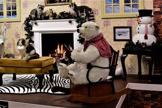 Hansatronics Mama Polar Knitting 44 in. Talking Singing (0825)