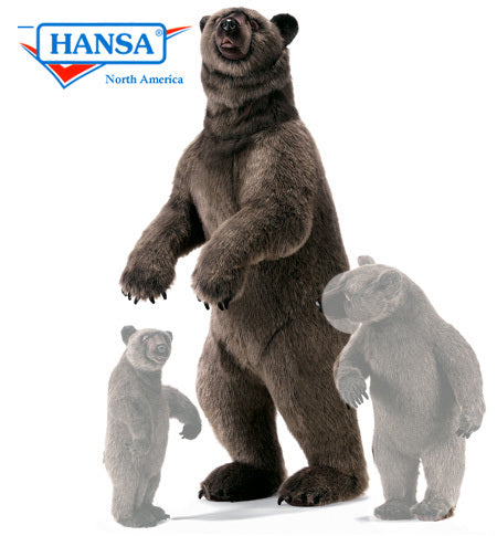 Hansatronics Mechanical Grizzly Bear, Lifesize (0167)