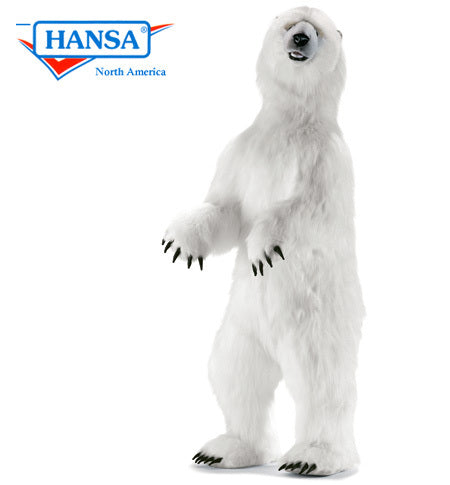 Hansatronics Mechanical Polar Bear, Lifesize, Standing (0241)